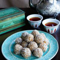 Date Almond Truffles - All Natural Bite-Sized Treats Flavored with Orange Blossom