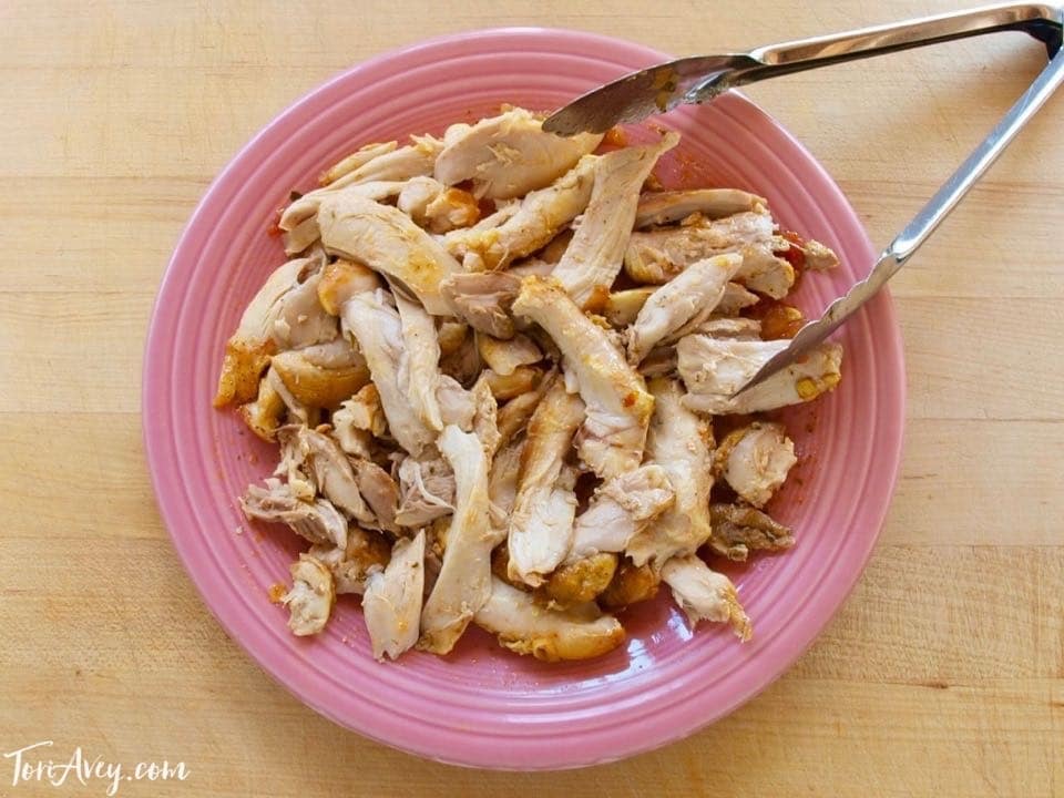 Chicken Okra Stew - Simple and tasty stew made with okra, chicken, carrots and North African spices. Delicious one-pot meal.