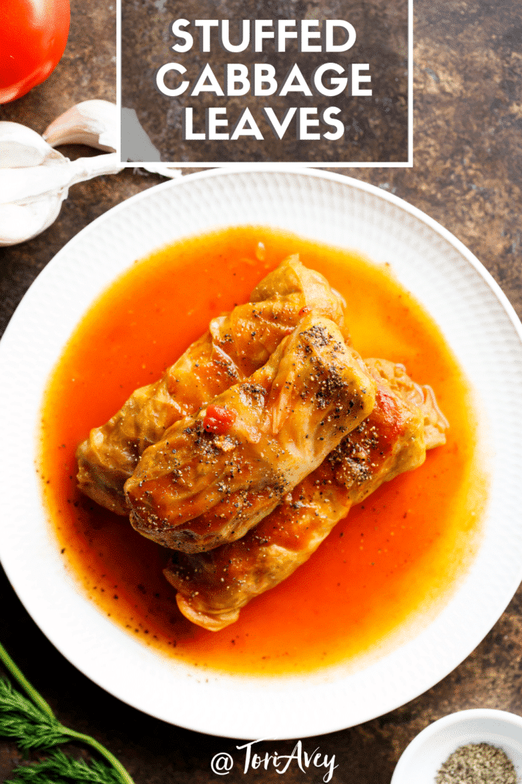 Stuffed Cabbage Leaves Delicious Savory Recipe (Video) Tori Avey