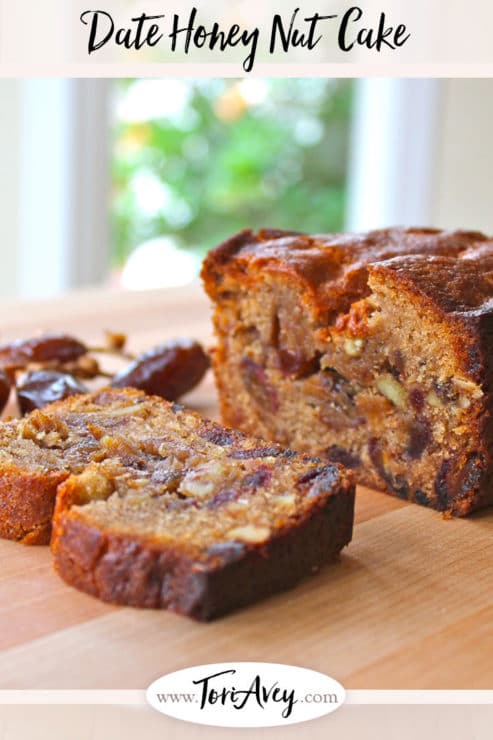 Nut and Honey Cake with Honey Cream