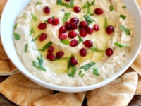 Roasted Eggplant Yogurt Dip Pinterest Pin