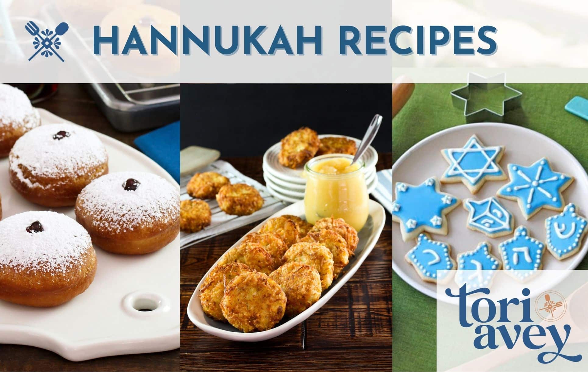 Hanukkah Recipes Pinterest Pin