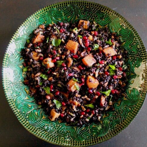 Black Rice Salad with Butternut Squash & Apples - Exquisite Recipe ...