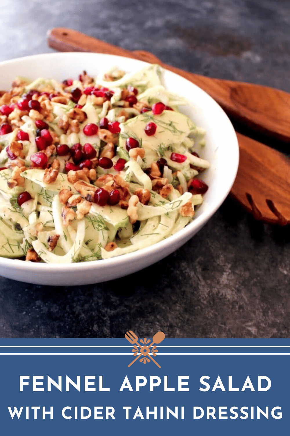 Fennel Apple Salad with Cider Tahini Dressing Tori Avey