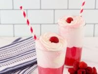 Berry Vanilla Ice Cream Soda Float Pinterest Pin