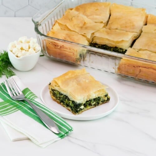 greek food spanakopita