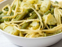 Trenette al Pesto – Ligurian Pasta Pinterest Pin