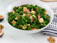 Fig Salad with Halloumi and Kale Pinterest Pin