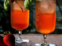 Sparkling Strawberry Basil Tonic Pinterest Pin